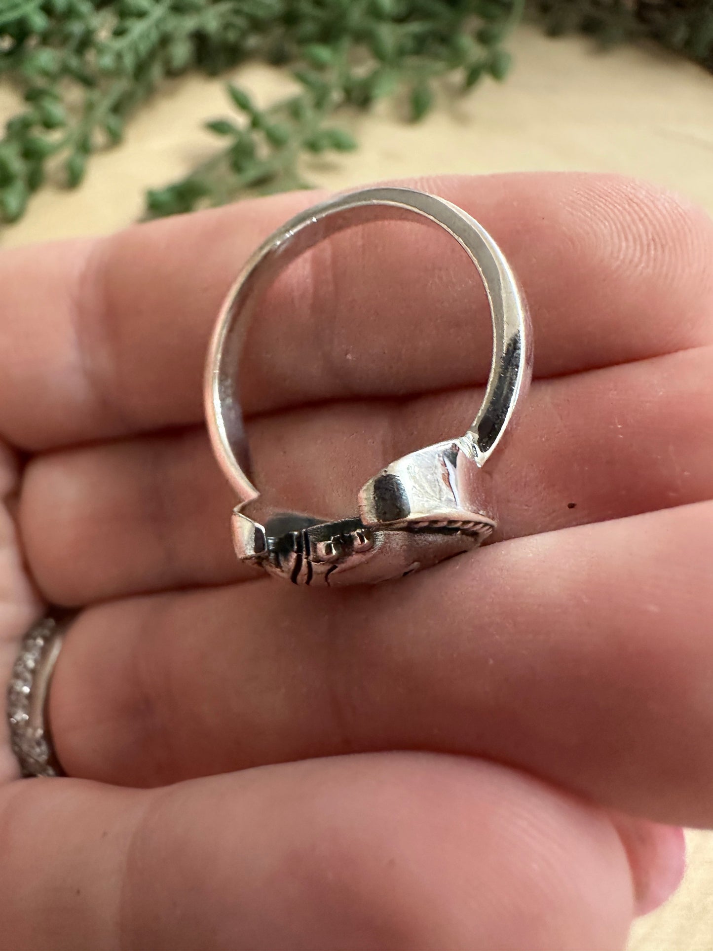 Beautiful Handmade Horseshoe, Horse Sterling Silver Ring