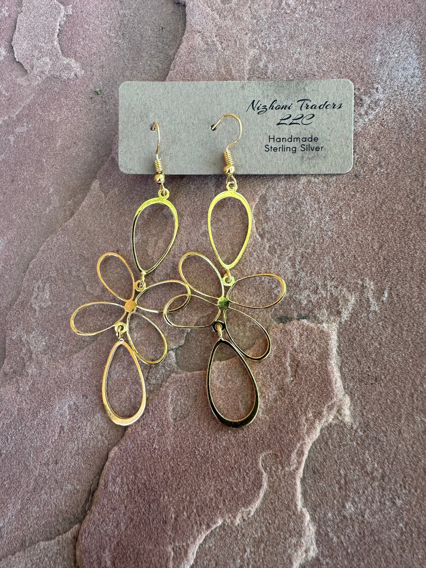 “The Golden Collection” Butterfly Handmade 14k Gold Plated Earrings